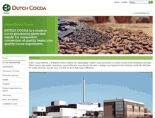Tablet Screenshot of dutchcocoa.com